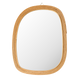 Miroir en bois Pollis Beige