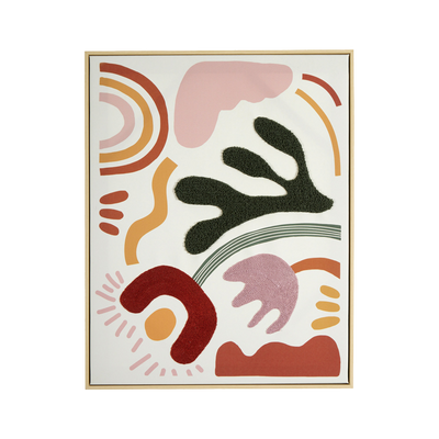 Toile encadrée Natural Multicolore