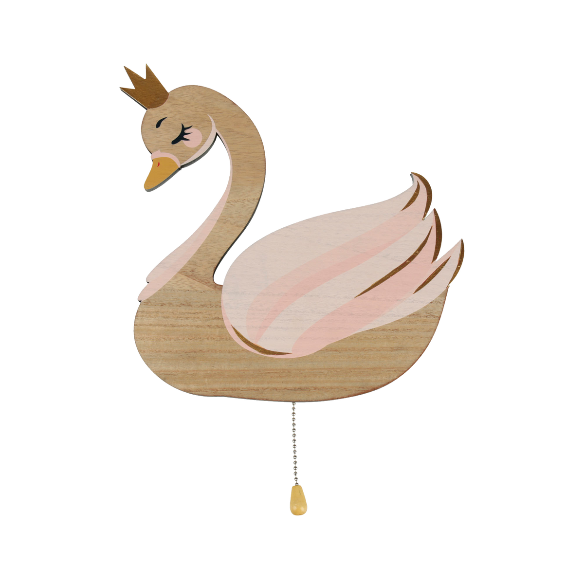 Déco murale Cygne Beige, rose