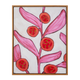 Tableau Grenade Blanc, rose