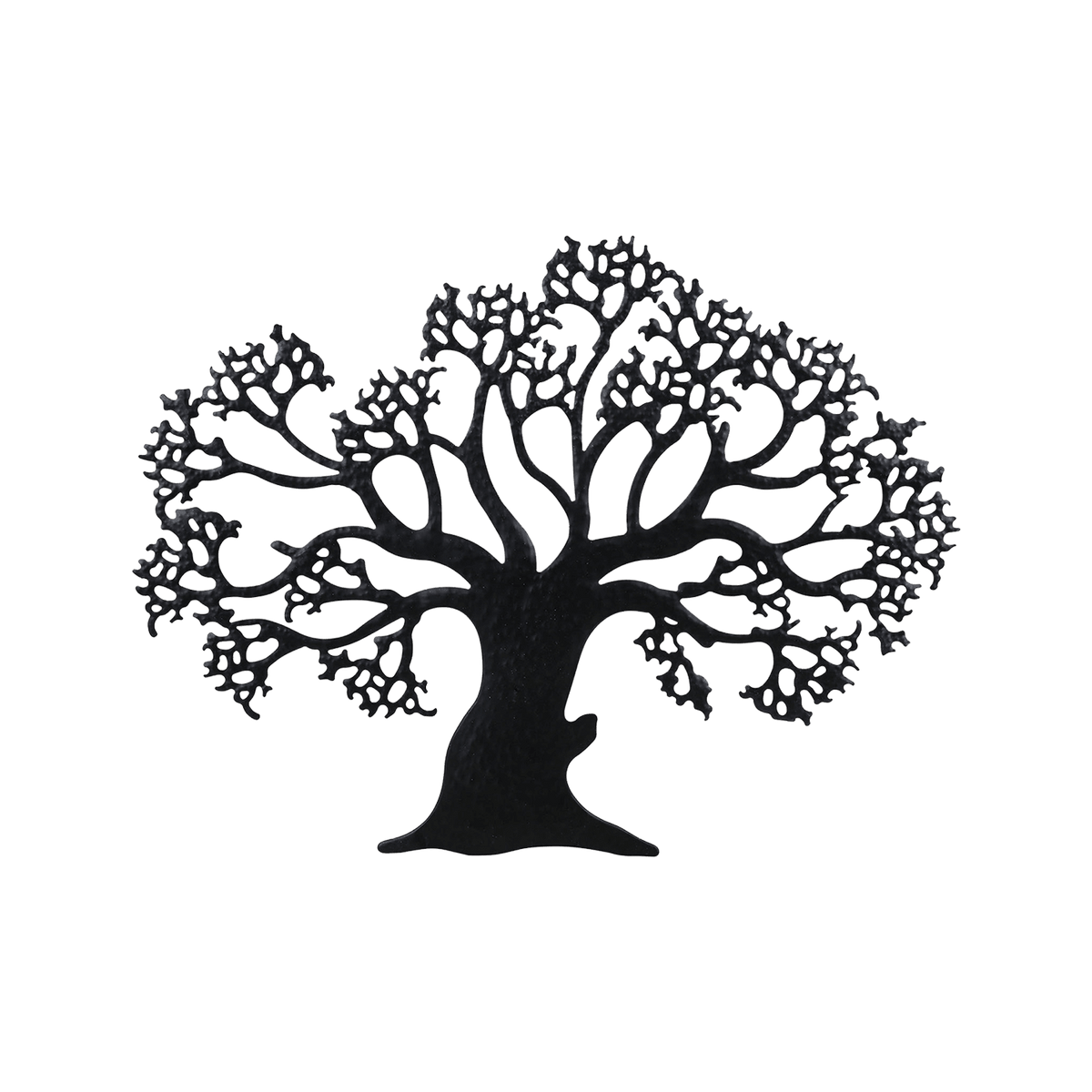 Déco murale métal Arbre de vie Noir