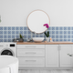D-C-FIX Revêtement décoratif adhésif Mini wall tiles nadia blue Bleu