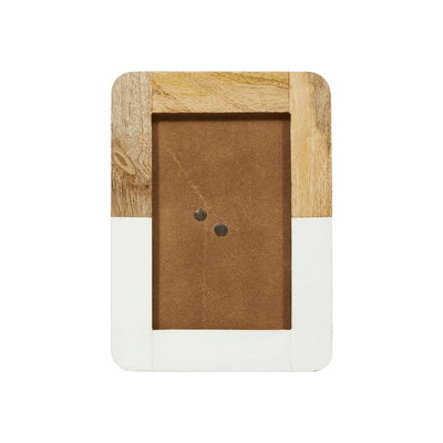 Cadre photo Camel Blanc, beige