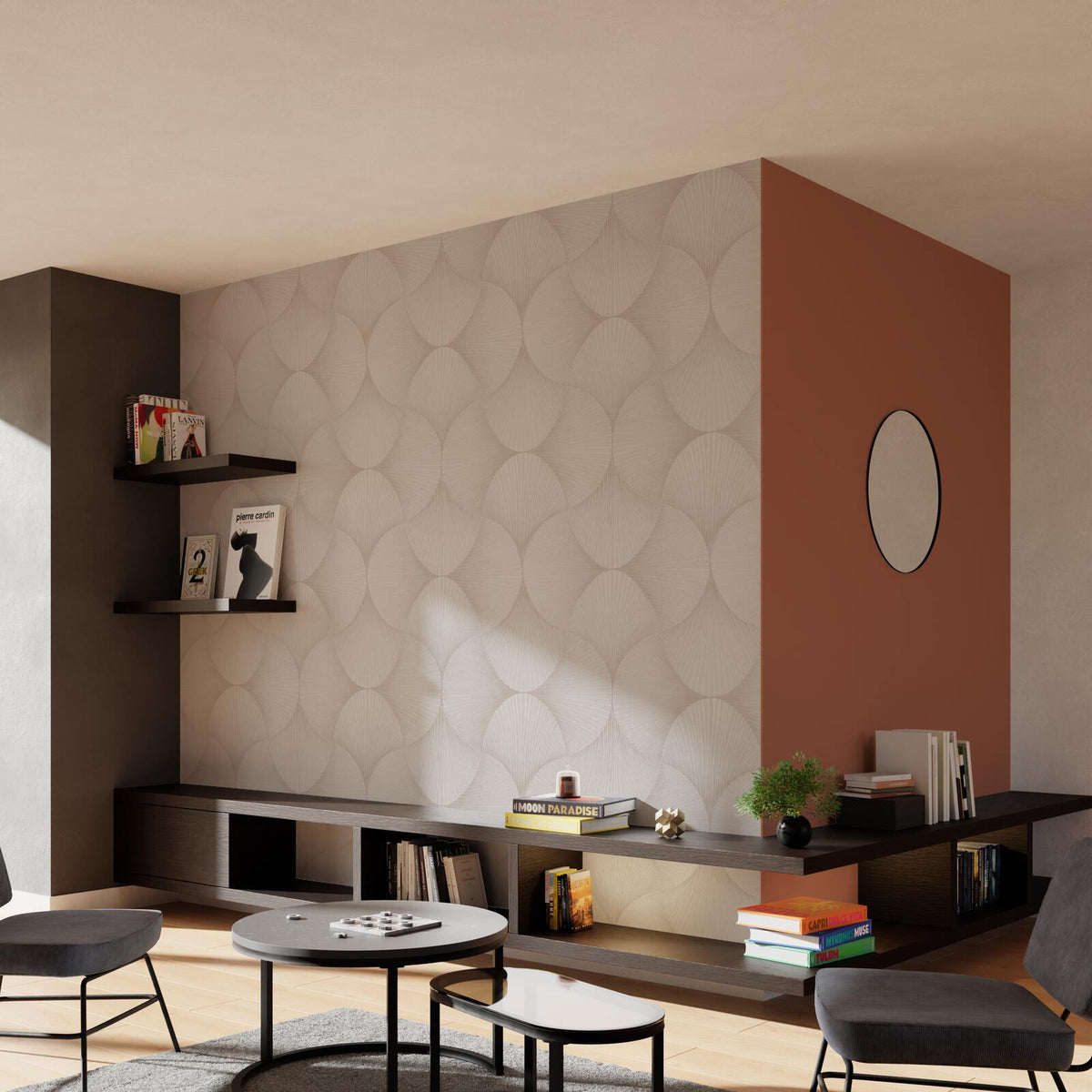 Papier peint intissé Melchior Écru