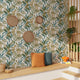 Papier peint intissé Natelia Multicolore