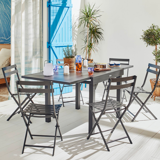 Hespéride Chaise GREENSBORO coloris graphite