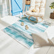 Tapis extérieur Sila Bleu turquoise