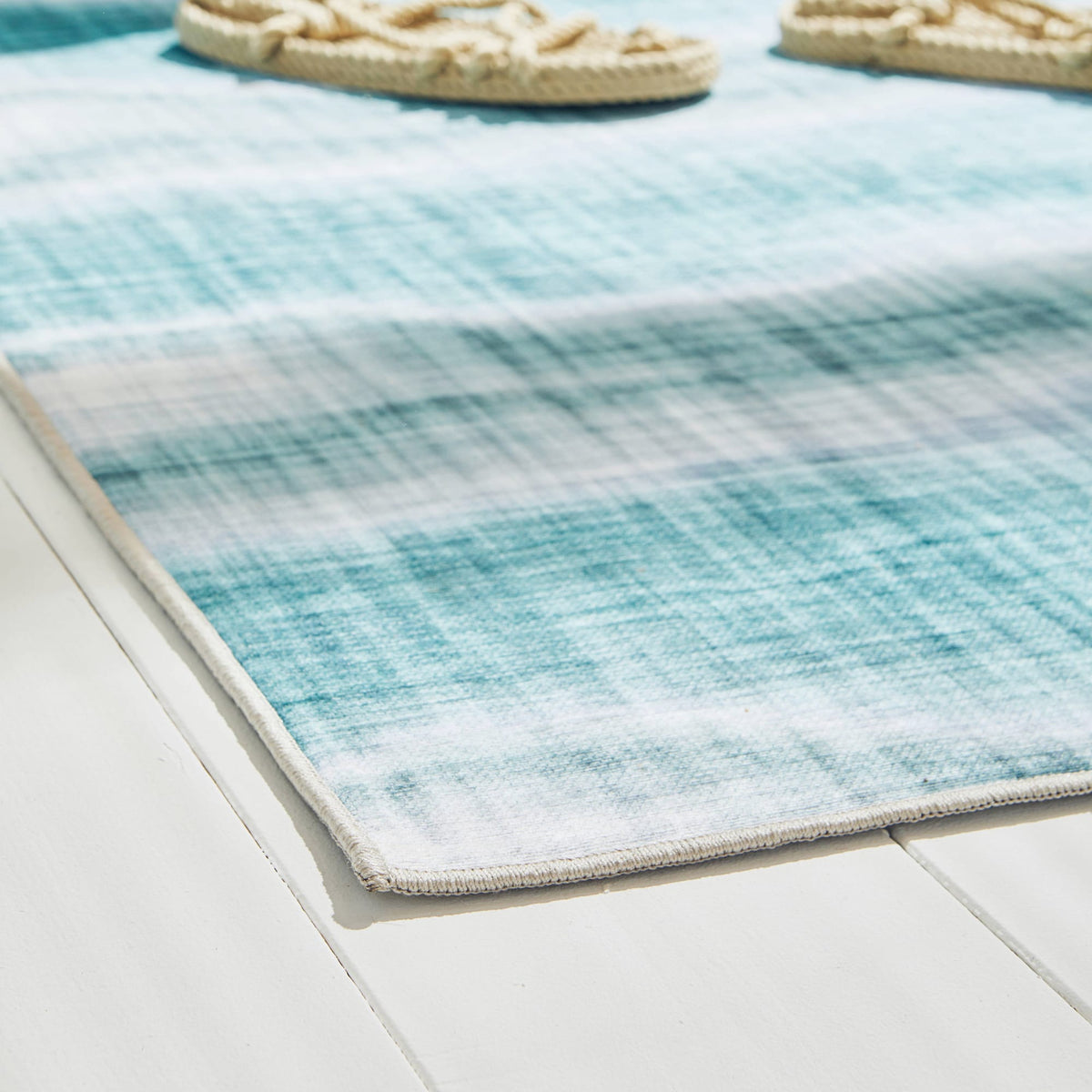Tapis extérieur Sila Bleu turquoise