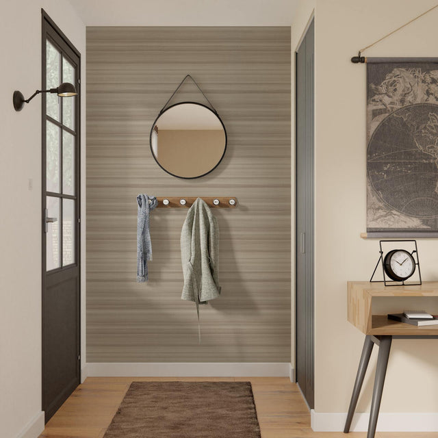 4MURS Papier peint intissé MAEH coloris beige foncé