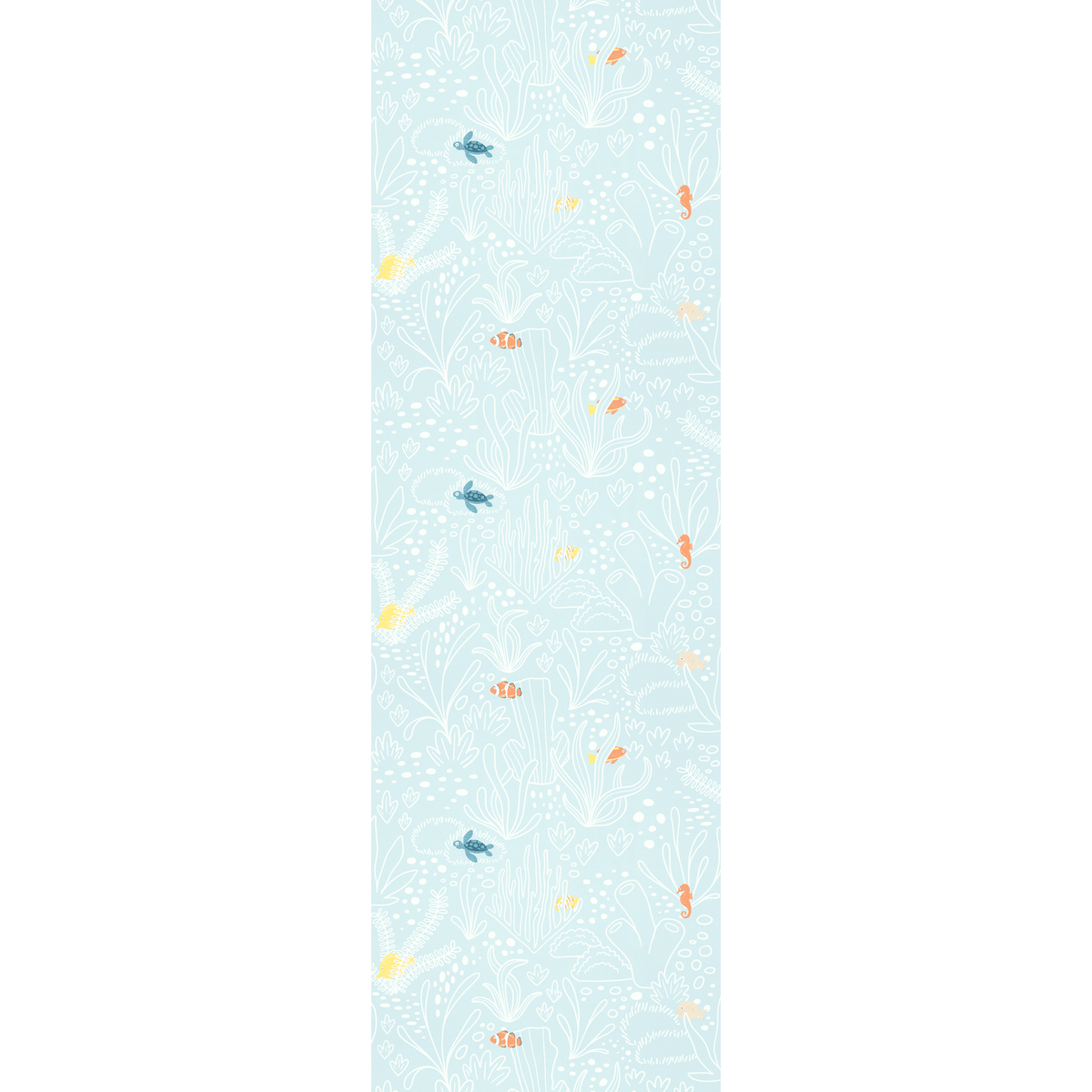 4MURS Papier peint intissé Oceania Bleu clair