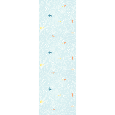 4MURS Papier peint intissé Oceania Bleu clair