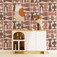 4MURS Papier peint intissé Maiana Terracotta