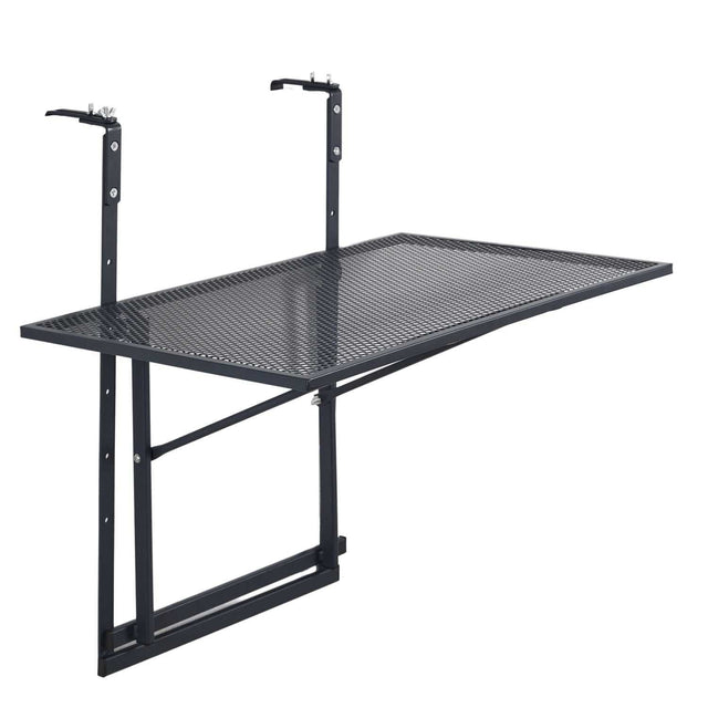 Table d'appoint SYRACUSE coloris graphite 40,5 x 60,5 cm