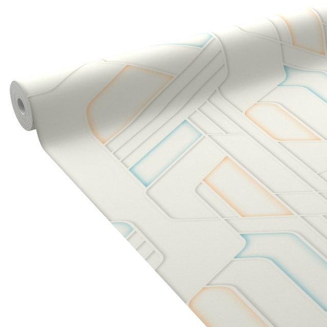 4MURS Papier peint intissé RAYNE coloris blanc