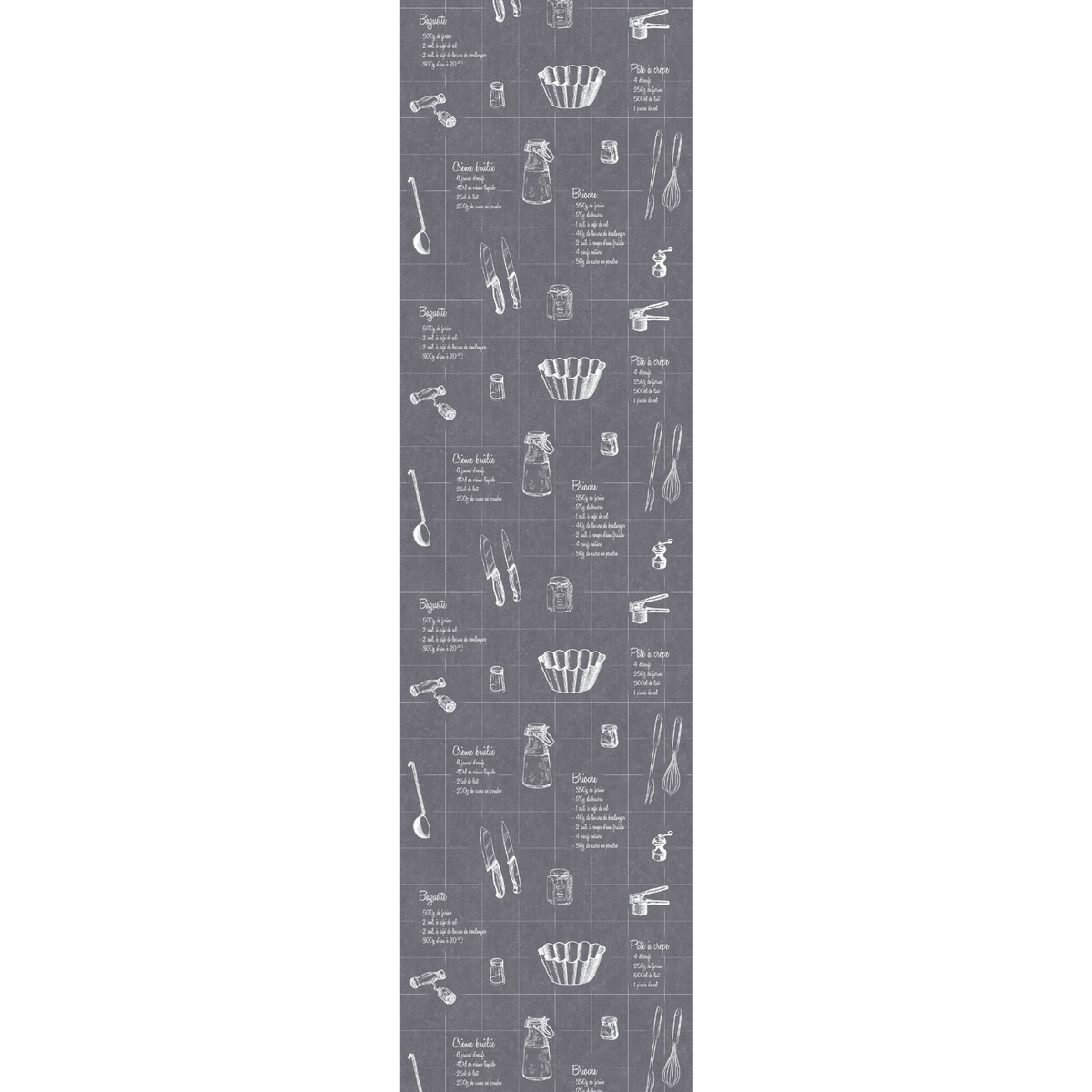 Papier peint intissé A table Noir