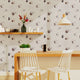 Papier peint intissé Barista Blanc cassé
