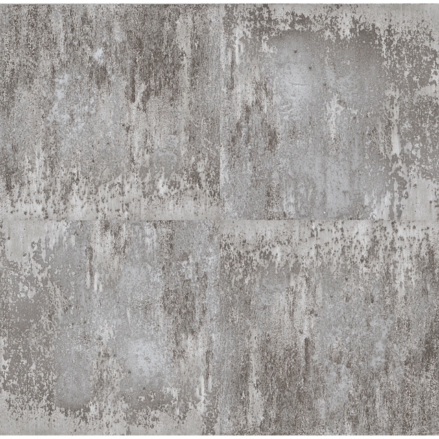 Papier peint adhésif CIMENE coloris gris béton