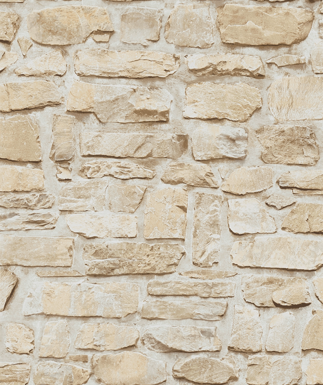 Papier peint adhésif STEEN coloris beige sable