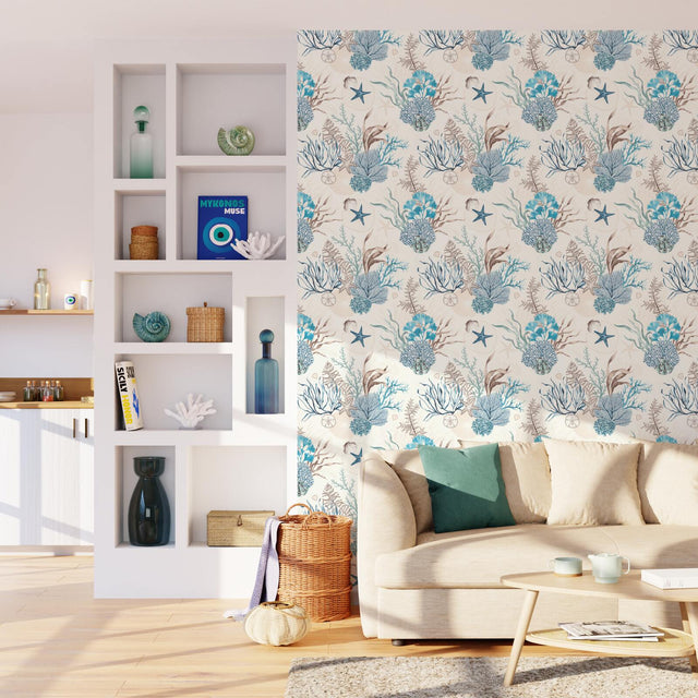 4MURS Papier peint intissé PHYSALIA coloris multicolore