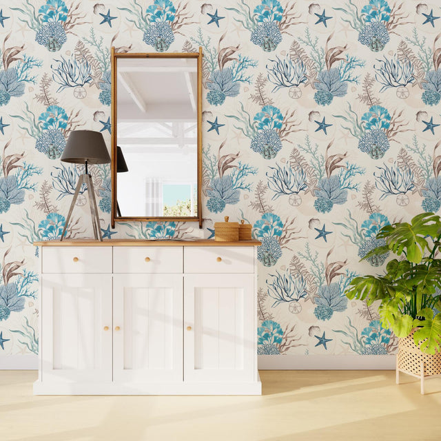 4MURS Papier peint intissé PHYSALIA coloris multicolore