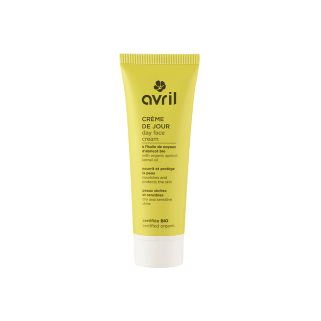 Avril Soin visage CRÈME JOUR BIO PEAUX SÈCHES ET SENSIBLES camomille et rose