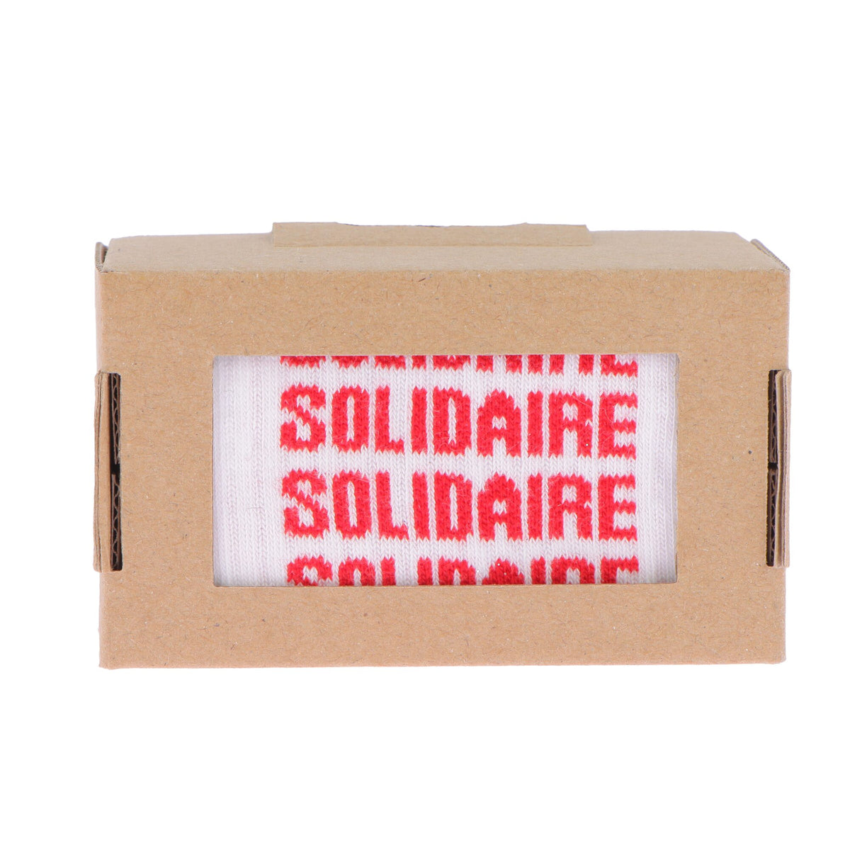 Chaussettes Solidaires 42/47 Rouge