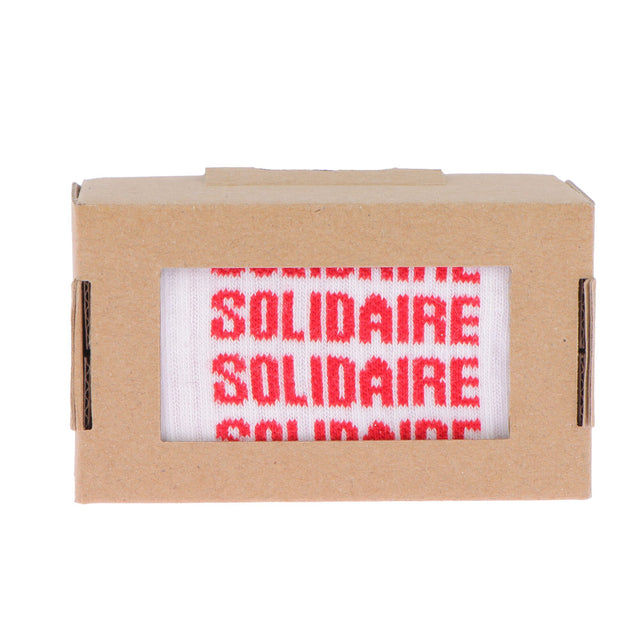 Chaussettes SOLIDAIRES 42/47 coloris rouge