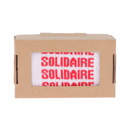 Chaussettes Solidaires 42/47 Rouge
