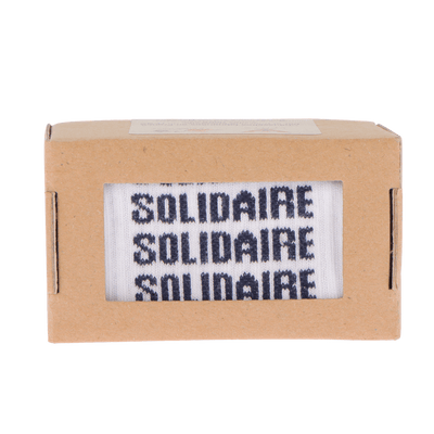 Chaussettes Solidaires Bleu