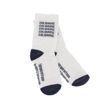 Chaussettes Solidaires Bleu