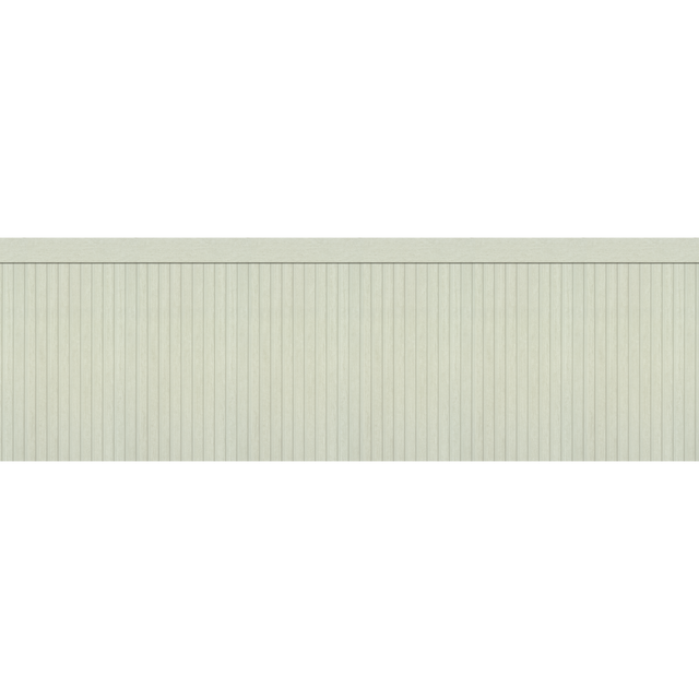 Papier peint intissé SOUBASSEMENT TASSEAUX blanc grisé