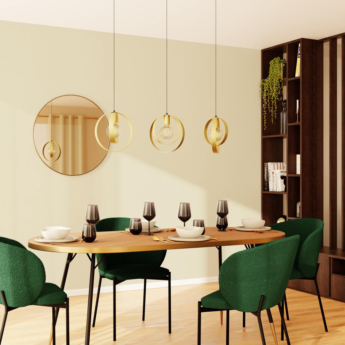 Papier peint intissé Palazzo Vanille Satiné