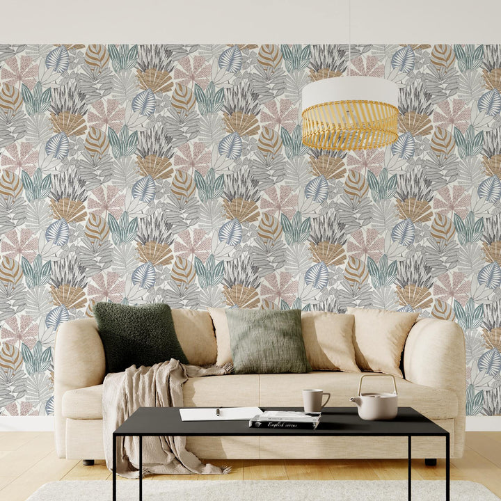 Papier peint intissé Jonna Multicolore