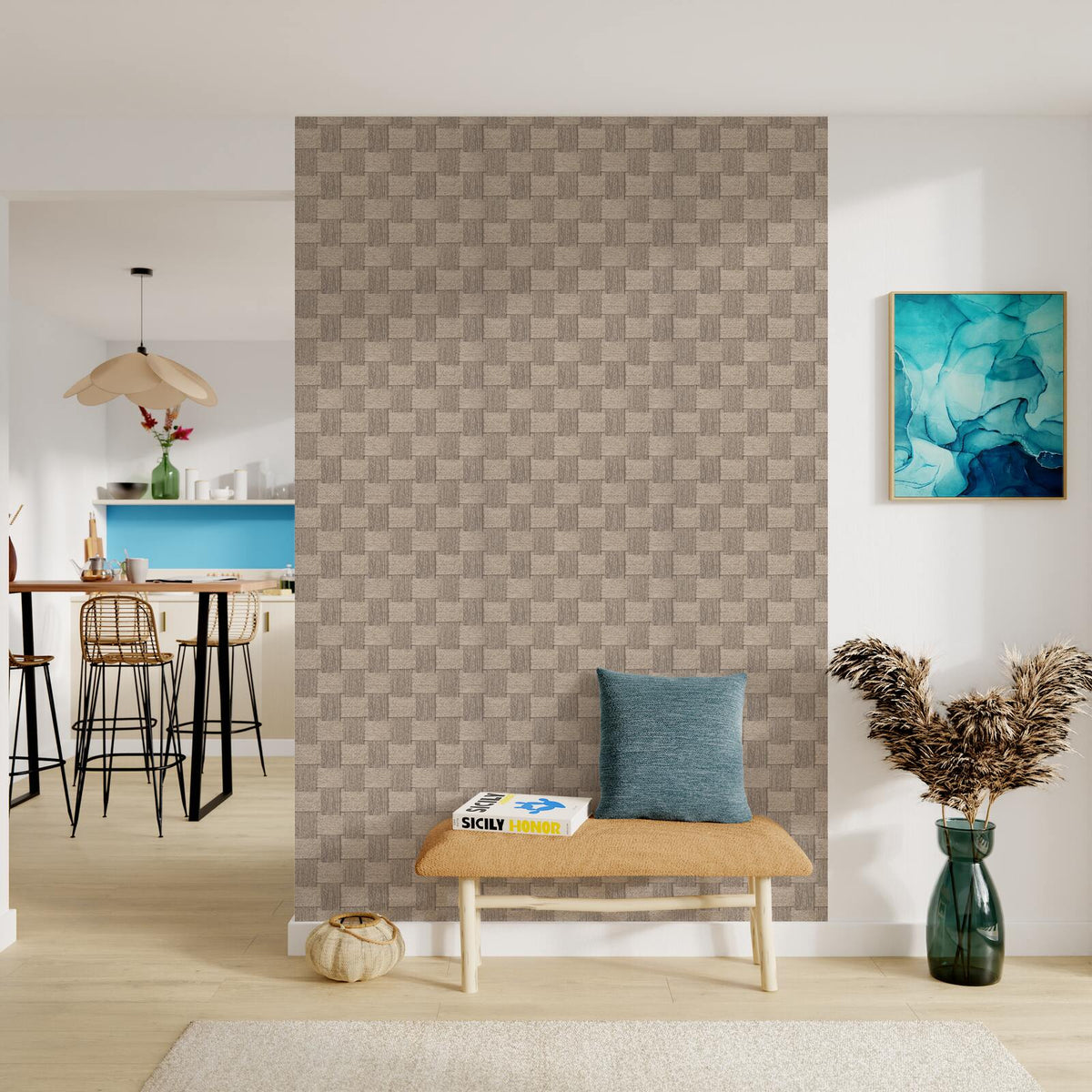 Papier peint intissé Sylvano Beige