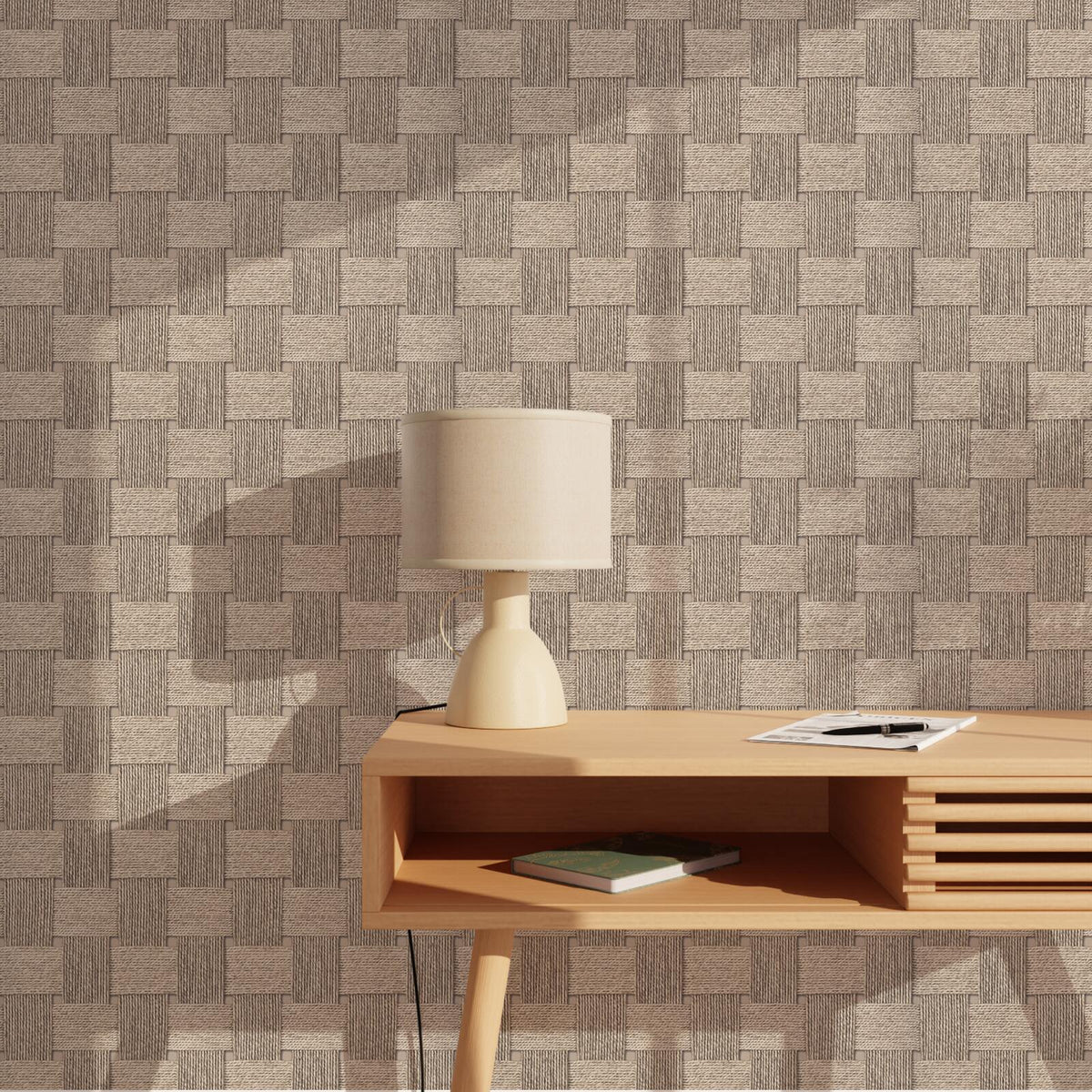 Papier peint intissé Sylvano Beige