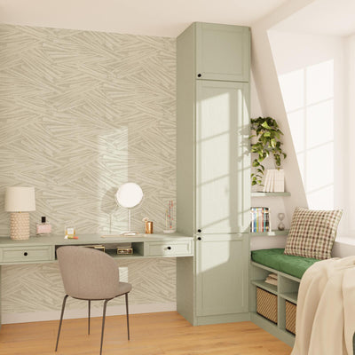 Papier peint intissé Clifford Blanc crème