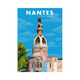 PRINTYMANIA Affiche Nantes - la tour lu Multicolore