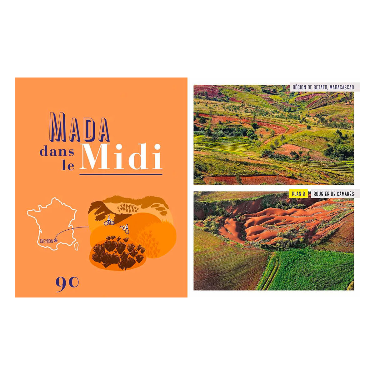 Livre voyage et nature Voir le monde sans quitter la france Multicolore