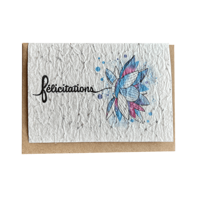 LES CARTES DE LULU Carte FÉLICITATIONS coloris multicolore