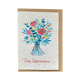 LES CARTES DE LULU Carte Anniversaire bouquet Multicolore