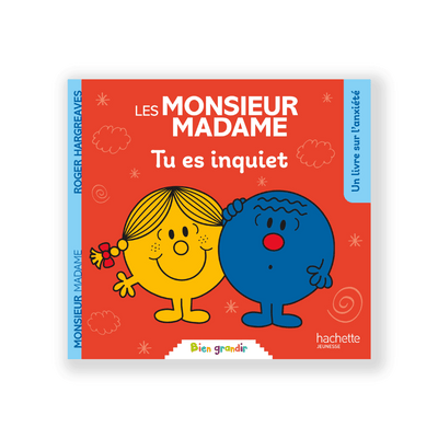 HACHETTE PRATIQUE Livre enfant Monsieur madame tu es inquiet Multicolore