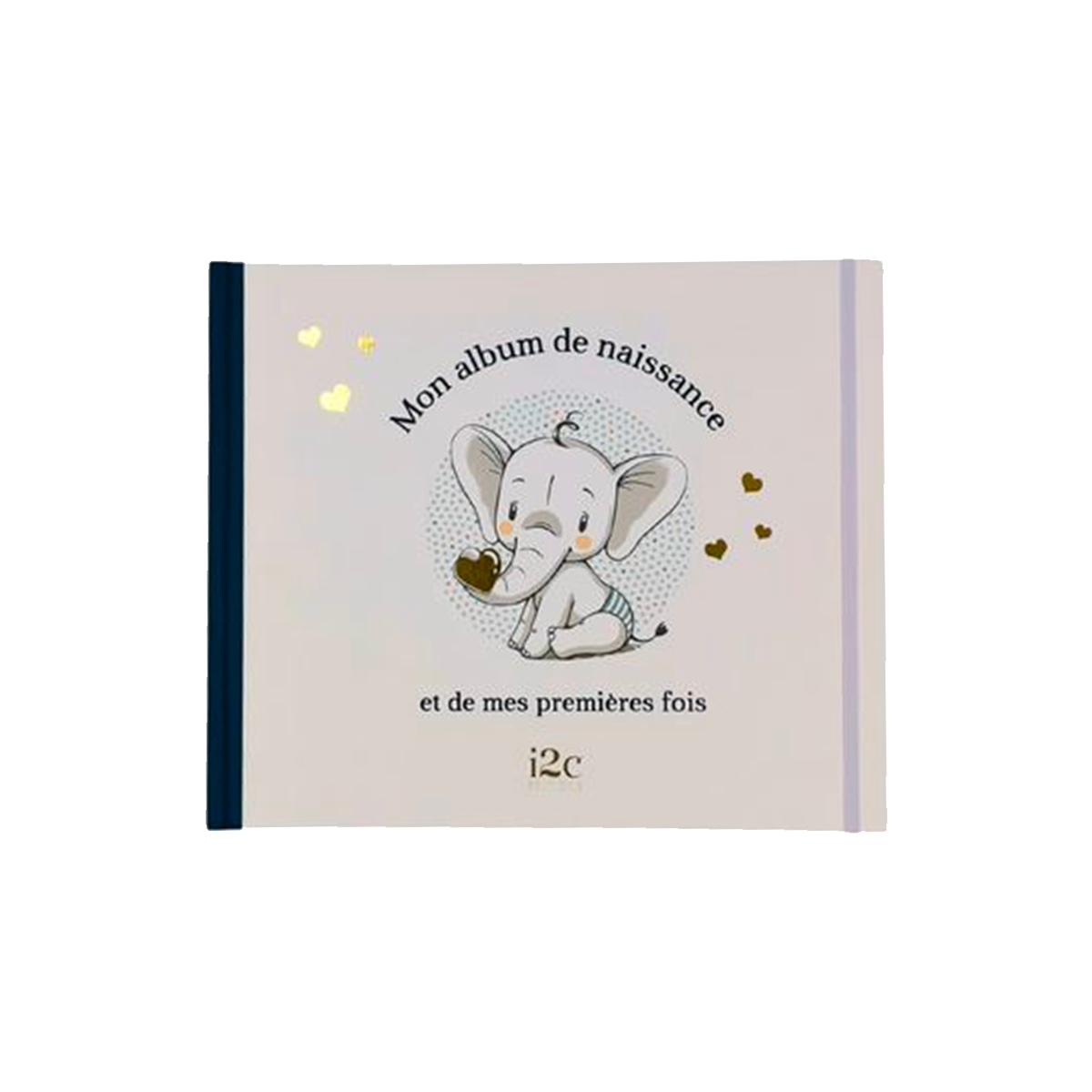 Livre enfant Album de naissance elephant Blanc
