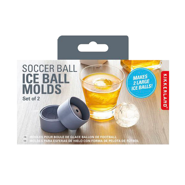 Kikkerland Moules à glaçons FOOT coloris gris