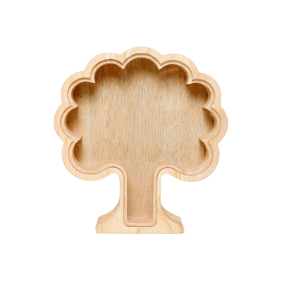 KIKKERLAND Tirelire Arbre Beige