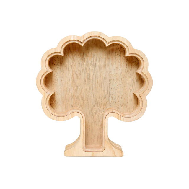 Kikkerland Tirelire ARBRE coloris beige