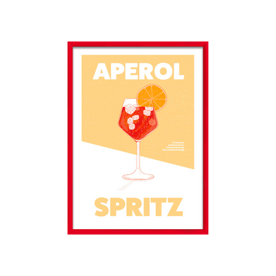 4MURS Image encadrée Spritz Rouge