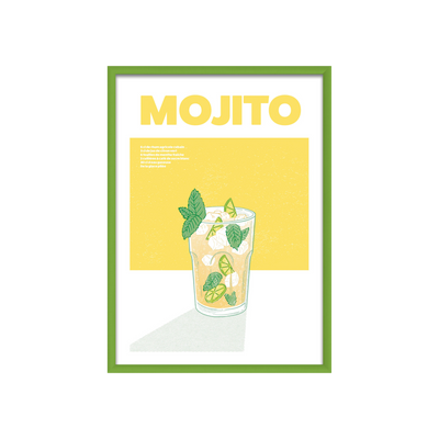 4MURS Image encadrée Mojito Vert