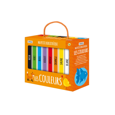 SASSI JUNIOR Livre enfant Ma petite bibliothèque les couleurs Orange