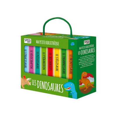 SASSI JUNIOR Livre enfant Ma petite bibliothèque les dinosaures Vert