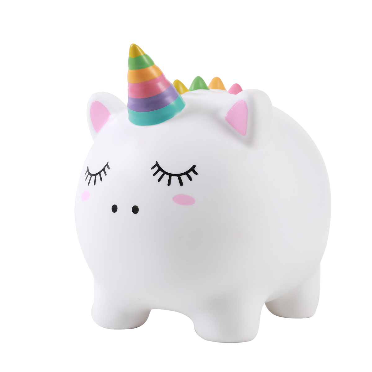 I-TOTAL Tirelire Licorne Blanc